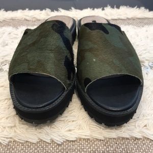 Camo sandals